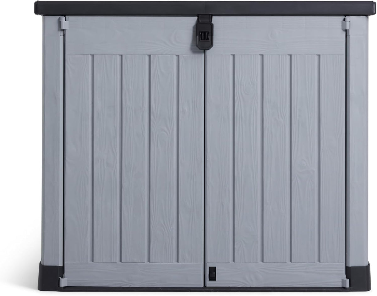 Keter Store It Out Pro Outdoor Garden Furniture Storage Shed Grey| Fade Free | All Weather Resistant | Safe and Secure | Zero Maintenance | 5 year Warranty