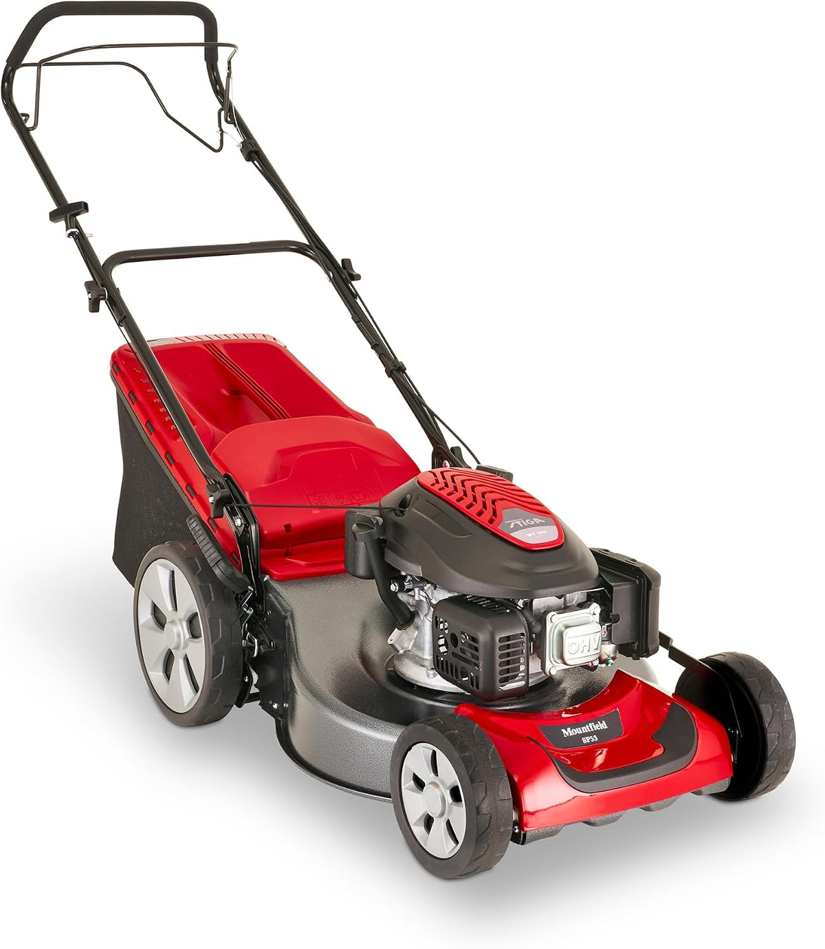 Mountfield Petrol Lawnmower SP53, 166 cc, 51 cm – Self-Propelled, Mulching – Lawns up to 1,800 sqm