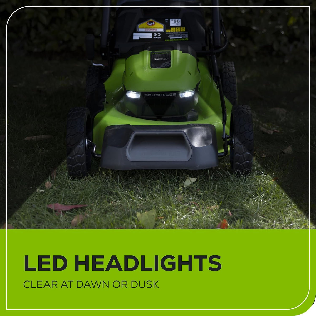 Greenworks 48V (24V x 2) Self Propelled Cordless Lawnmower-MO48L424-01