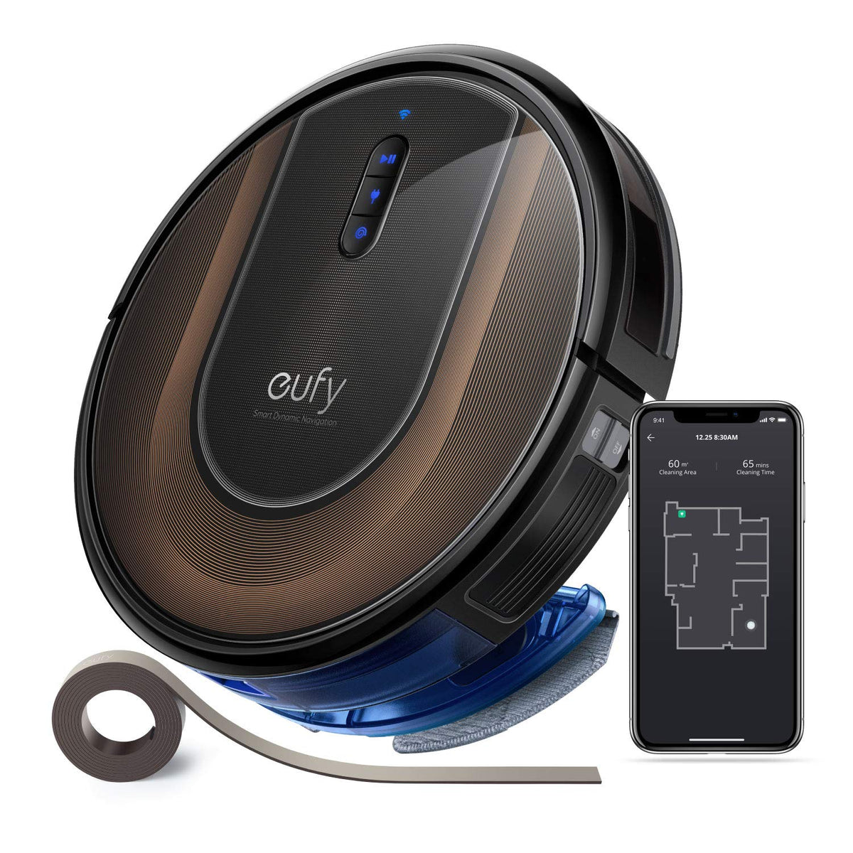 eufy Robot Vacuum and Mop, S1 Pro Omni, HydroJet System with Roller Mop