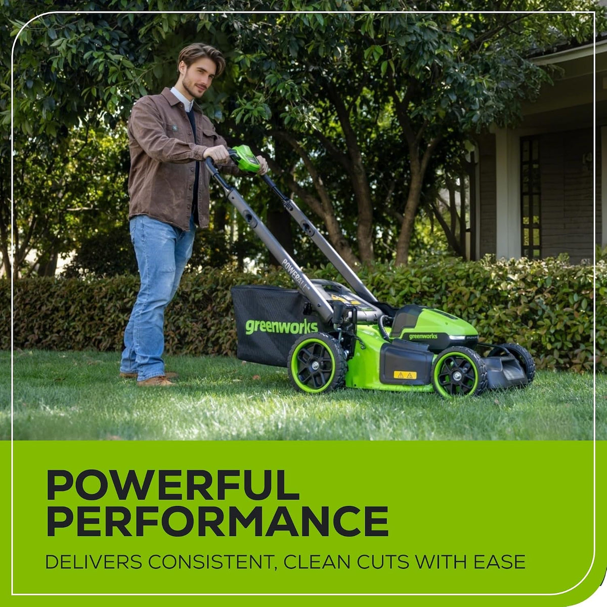 Greenworks 48V (24V x 2) Self Propelled Cordless Lawnmower-MO48L424-01
