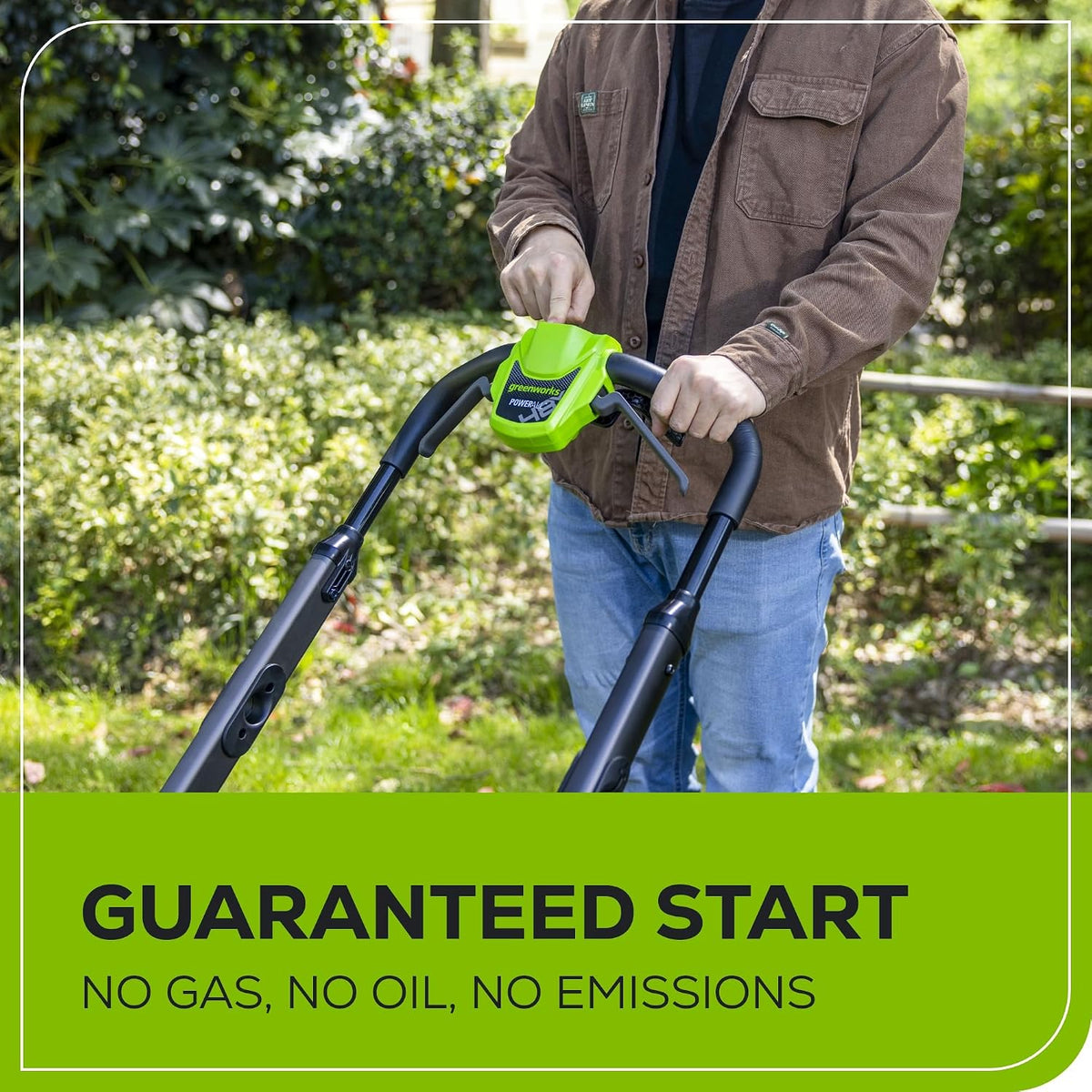 Greenworks 48V (24V x 2) Self Propelled Cordless Lawnmower-MO48L424-01