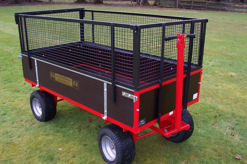 SCH Heavy Duty 4 Wheel Timber Trailer Ref-GWT415