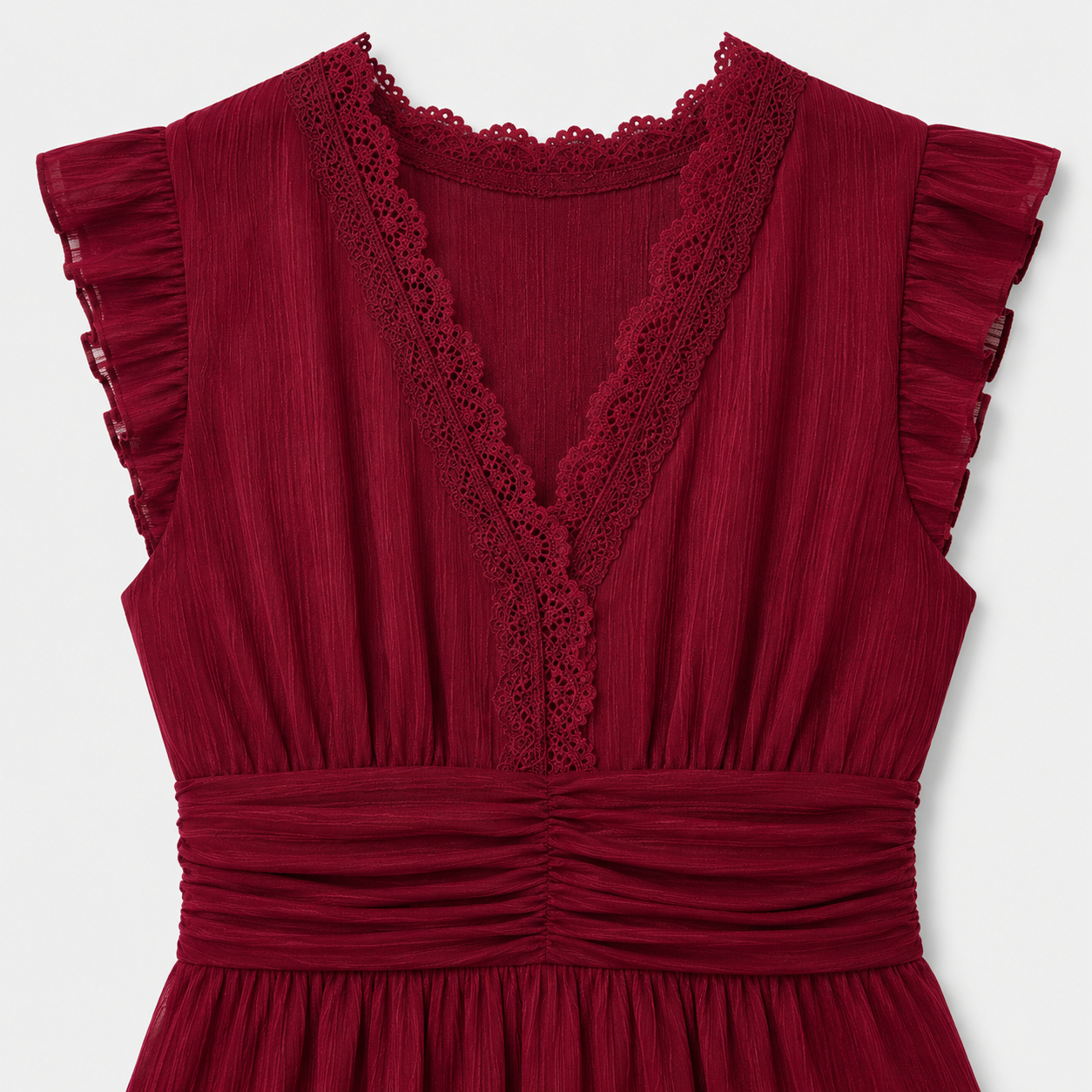 The Amelia Ruffle Midi Dress