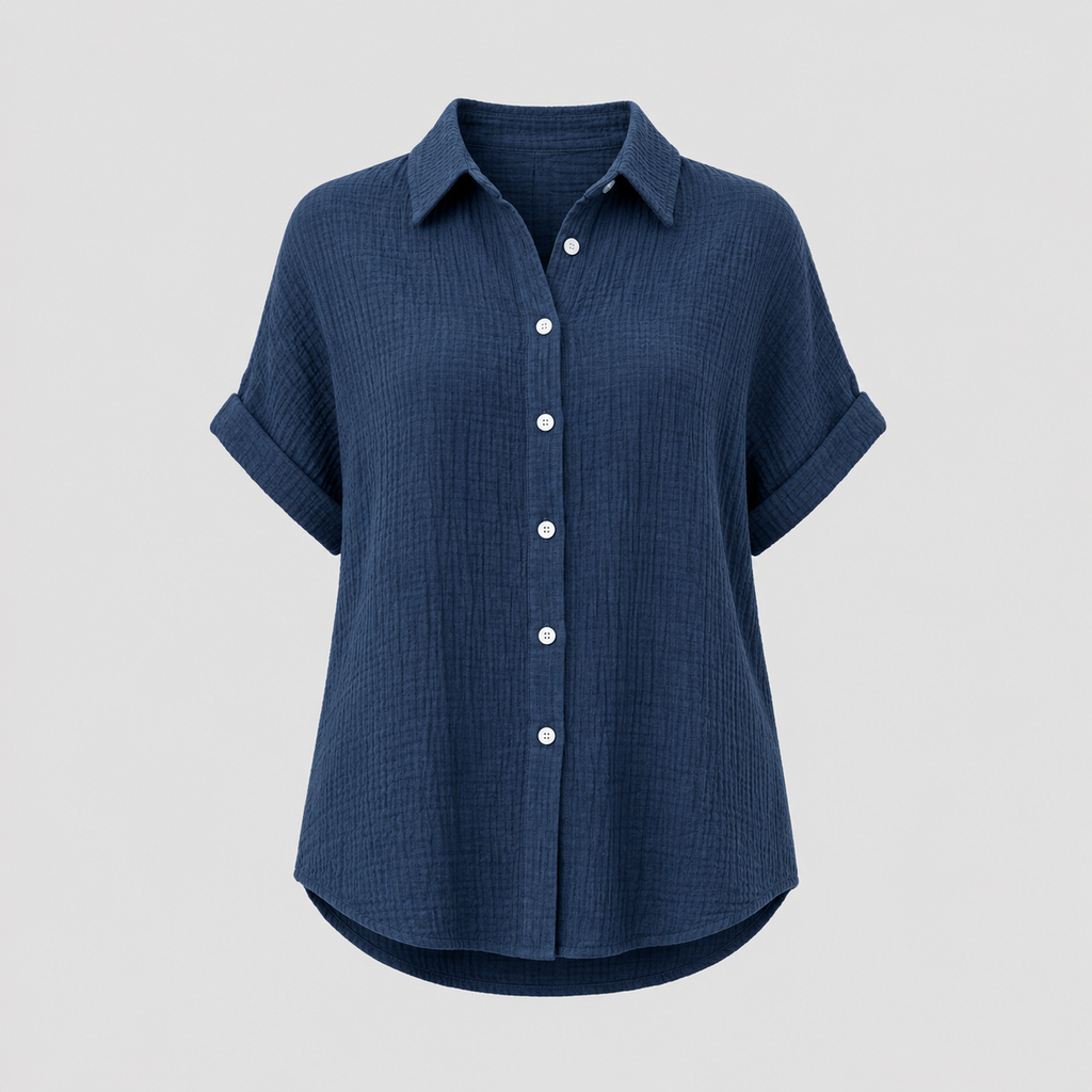 The Angelique Textured Button Shirt