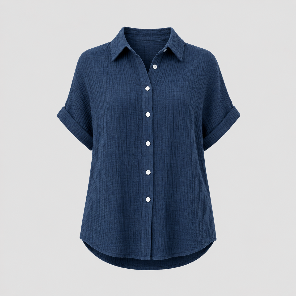 The Angelique Textured Button Shirt