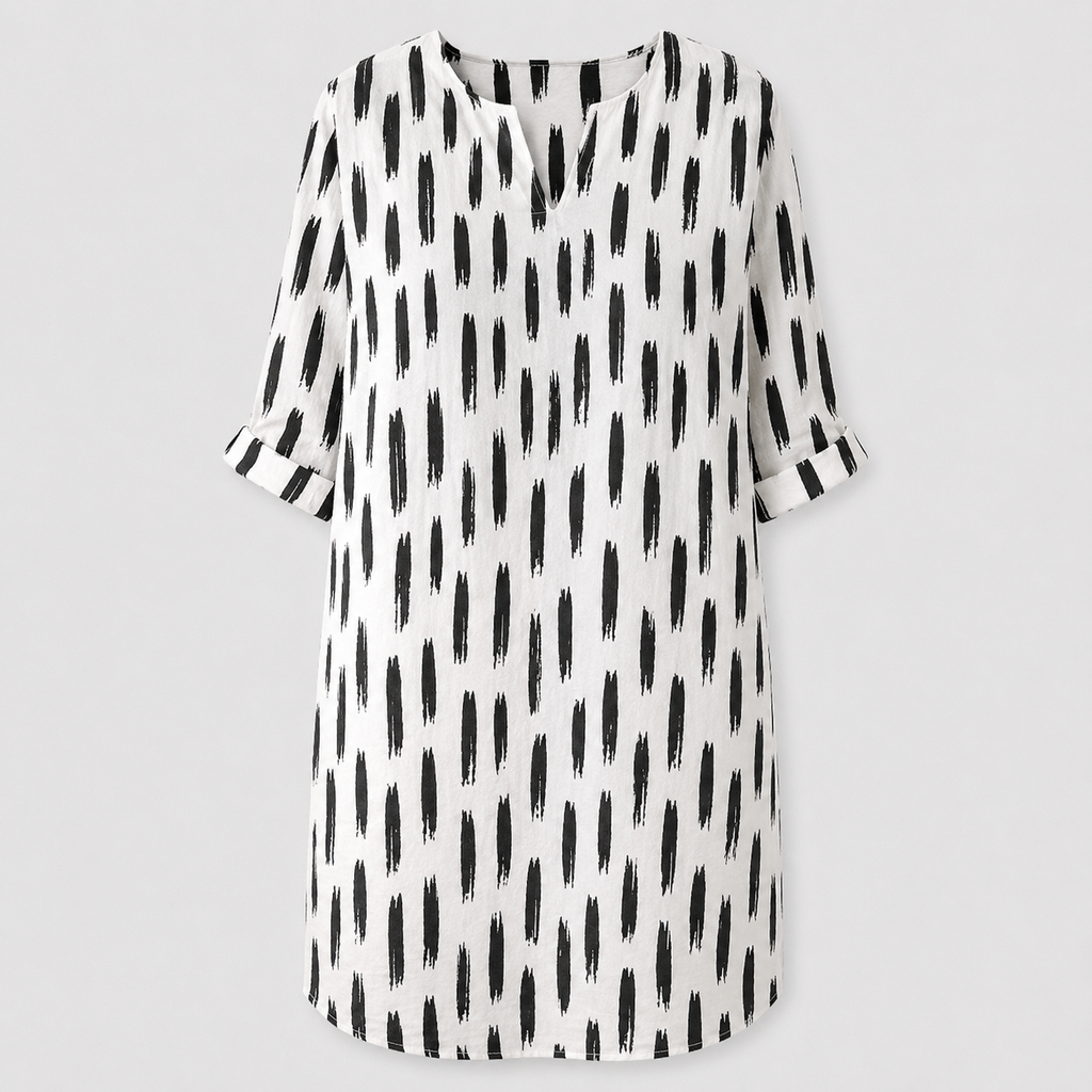 The Blythe Printed Tunic Dress
