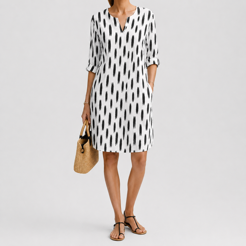 The Blythe Printed Tunic Dress