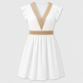 The Daisy Lace Trim Mini Dress