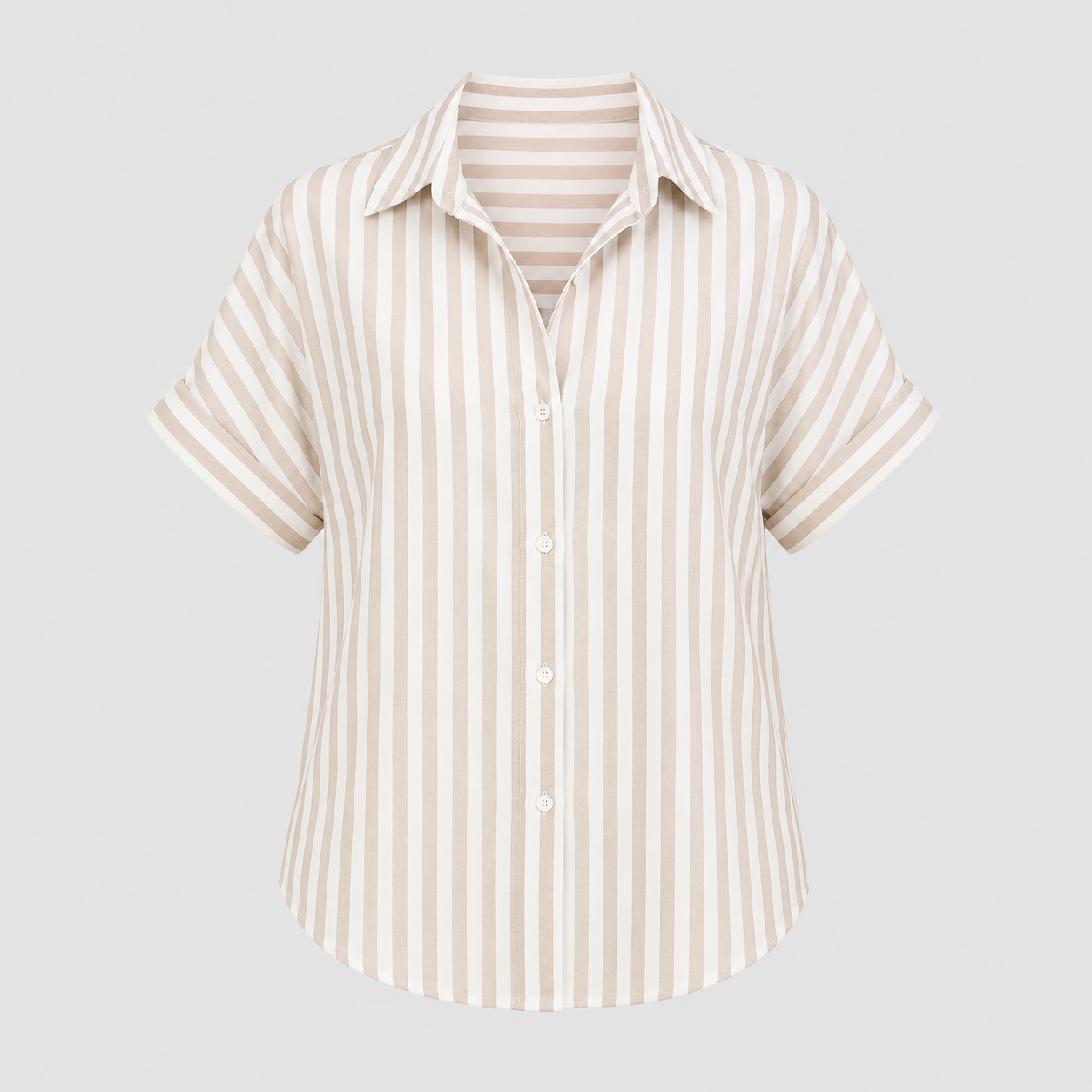 The Gisella Stripe Button Blouse