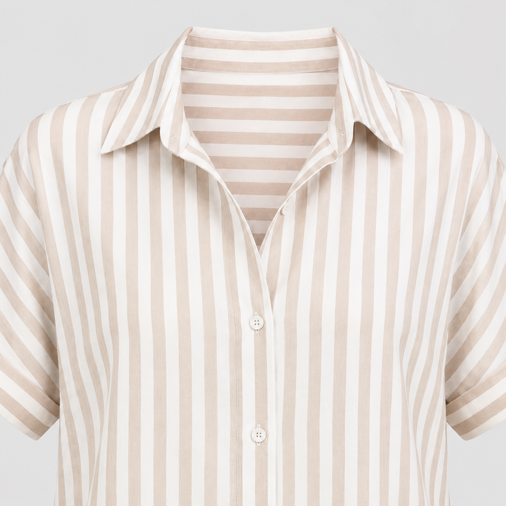 The Gisella Stripe Button Blouse